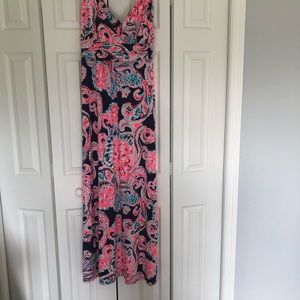 Lilly Pulitzer Large For the Halibut Maxi Dress